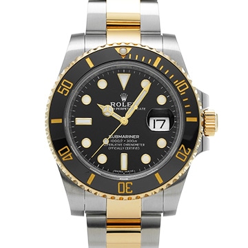ロレックス サブマリーナ デイト 116613LN ブラック メンズ 時計 【中古】【wristwatch】