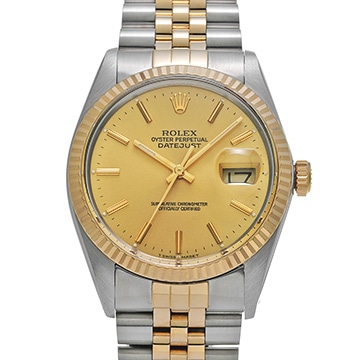 ロレックス デイトジャスト 16013 シャンパン メンズ 時計 【中古】【wristwatch】