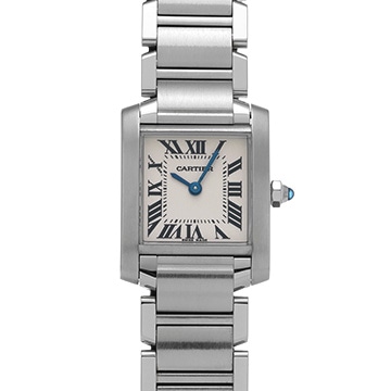 カルティエ タンクフランセーズ SM　 W51008Q3 シルバー レディース 時計 【中古】【wristwatch】