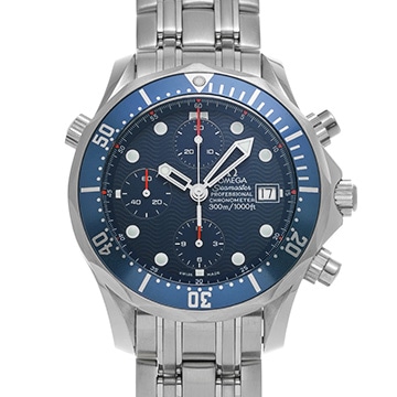 オメガ シーマスター プロフェッショナル 300 クロノグラフ 2599.80 ブルー メンズ 時計 【中古】【wristwatch】