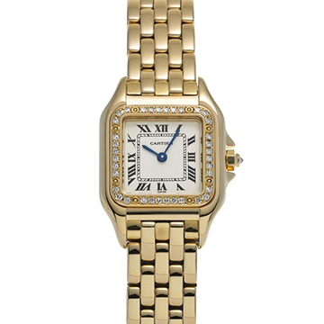 カルティエ パンテール ドゥ カルティエ SM WF3070B9  アイボリー レディース 時計 【中古】【wristwatch】