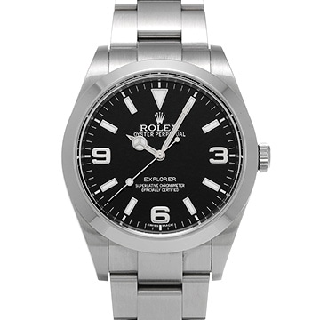 ロレックス エクスプローラー 214270 ブラック メンズ 時計 【中古】【wristwatch】