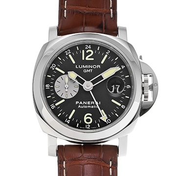 パネライ ルミノール GMT PAM00088 ブラック/シルバー メンズ 時計 【中古】【wristwatch】