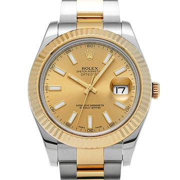 ロレックス デイトジャストII 116333 シャンパン メンズ 時計 【中古】【wristwatch】