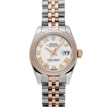 ロレックス レディ デイトジャスト 26 179171 ホワイト レディース 時計 【中古】【wristwatch】