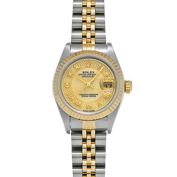 ロレックス デイトジャスト 79173NRD イエローシェル レディース 時計 【中古】【wristwatch】