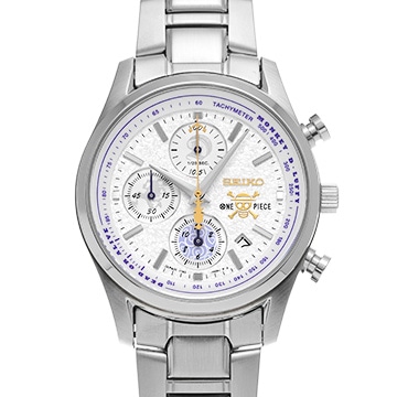 セイコー ワンピース モンキーD・ルフィ ギア5 エディション 7T92-HDH0 シルバー メンズ 時計 【中古】【wristwatch】
