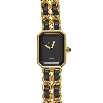 シャネル プルミエール XL H0001 ブラック レディース 時計 【中古】【wristwatch】