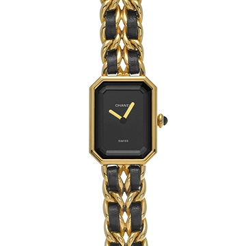 シャネル プルミエール XL H0001 ブラック レディース 時計 【中古】【wristwatch】