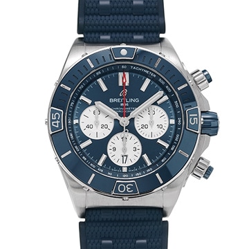 ブライトリング スーパー クロノマット B01 44 AB0136161C1S1 ブルー/シルバー メンズ 時計 【中古】【wristwatch】