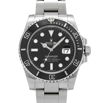 ロレックス サブマリーナ デイト 116610LN ブラック メンズ 時計 【中古】【wristwatch】