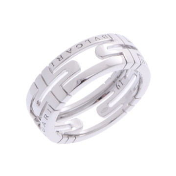 ブルガリ パレンテシリング #61 シルバー K18ホワイトゴールド WG レディース ジュエリー 【中古】【jewelry】
