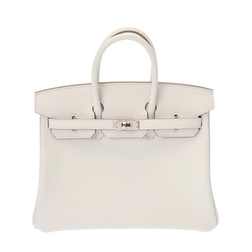 エルメス バーキン 25 グリスパール ヴォースイフト レディース バッグ 【中古】【bag】