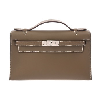 エルメス ポシェット ケリー エトゥープ ヴォースイフト レディース バッグ 【新品】【bag】