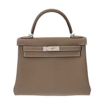 エルメス ケリー 28 内縫い 2WAY エトゥープ トゴ レディース バッグ 【新品】【bag】