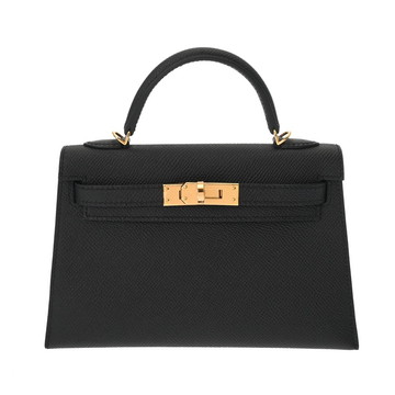 エルメス ミニケリー 2 2WAY ブラック ヴォーエプソン レディース バッグ 【未使用】【bag】
