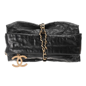 シャネル マトラッセ チェーンバッグ ブラック カーフスキン レディース バッグ 【中古】【bag】