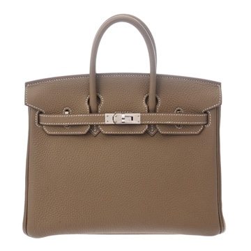 エルメス バーキン 25 エトゥープ トゴ レディース バッグ 【中古】【bag】