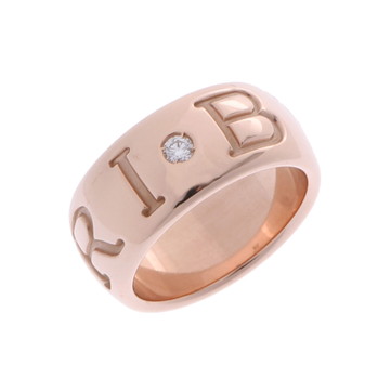 ブルガリ モノロゴリング 1PD #47 ゴールド K18ピンクゴールド PG レディース ジュエリー 【中古】【jewelry】