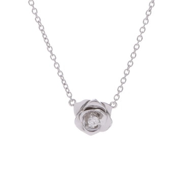 ピアジェ ローズネックレス 1PD シルバー G33U0087 K18ホワイトゴールド WG レディース ジュエリー 【中古】【jewelry】