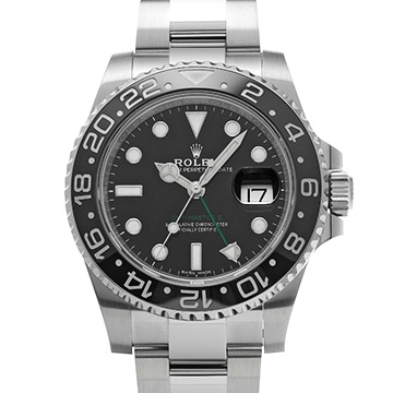 ロレックス GMTマスターII 116710LN ブラック メンズ 時計 【中古】【wristwatch】