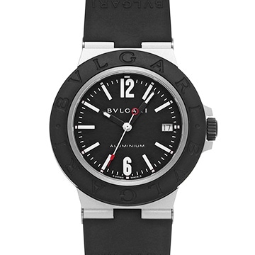 ブルガリ アルミニウム BB40AT シルバー メンズ 時計 【中古】【wristwatch】