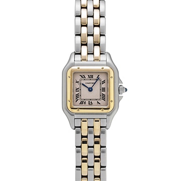 カルティエ パンテール SM W25029B6 シルバー レディース 時計 【中古】【wristwatch】