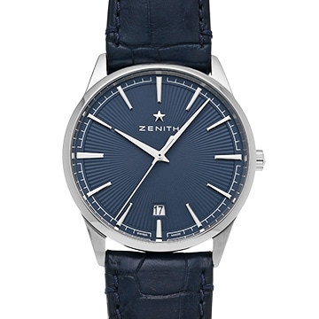 ゼニス エリート クラシック 03.3100.670/02.C922 ブルー メンズ 時計 【中古】【wristwatch】