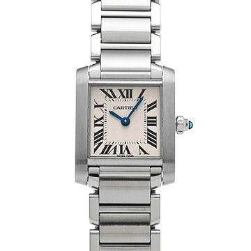 カルティエ タンクフランセーズ SM　 W51008Q3 シルバー レディース 時計 【中古】【wristwatch】