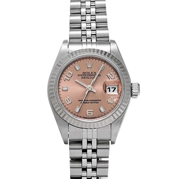 ロレックス デイトジャスト 79174 ピンク レディース 時計 【中古】【wristwatch】