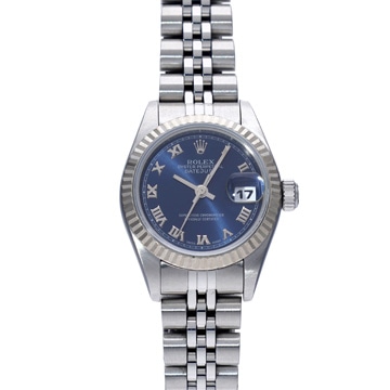 ロレックス デイトジャスト 69174 ブルー レディース 時計 【中古】【wristwatch】