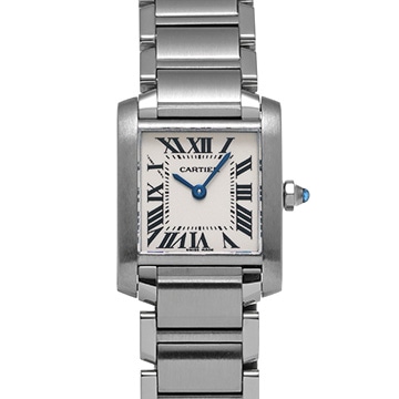 カルティエ タンクフランセーズ SM　 W51008Q3 シルバー レディース 時計 【中古】【wristwatch】