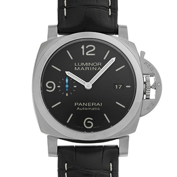 パネライ ルミノールマリーナ 1950 3デイズ アッチャイオ PAM01312 ブラック メンズ 時計 【中古】【wristwatch】