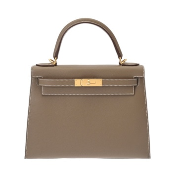 エルメス ケリー 28 外縫い 2WAY エトゥープ ヴォーエプソン レディース バッグ 【未使用】【bag】