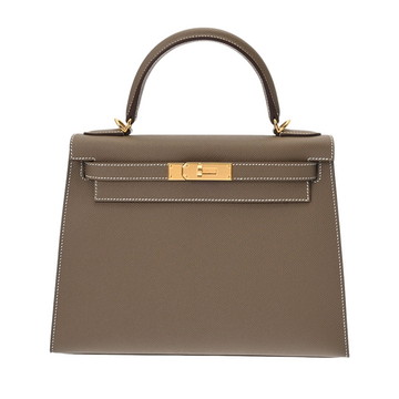 エルメス ケリー 28 外縫い 2WAY エトゥープ ヴォーエプソン レディース バッグ 【未使用】【bag】