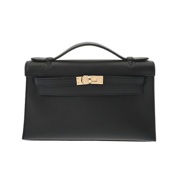 エルメス ポシェット ケリー  ブラック ヴォースイフト レディース バッグ 【未使用】【bag】