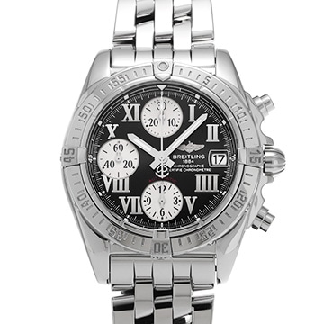 ブライトリング クロノ コックピット A152B86PA ブラック/シルバー メンズ 時計 【中古】【wristwatch】