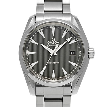 オメガ シーマスター アクアテラ クォーツ 231.10.39.60.06.001 グレー メンズ 時計 【中古】【wristwatch】