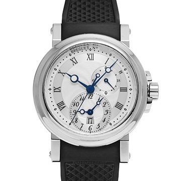 ブレゲ マリーン GMT 5857ST/12/5ZU シルバー メンズ 時計 【中古】【wristwatch】