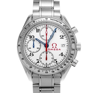 オメガ スピードマスター デイト オリンピックコレクション 3513.20 ホワイト メンズ 時計 【中古】【wristwatch】