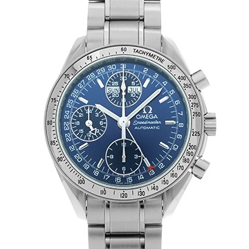 オメガ スピードマスター トリプルカレンダー 3523.80 ブルー メンズ 時計 【中古】【wristwatch】