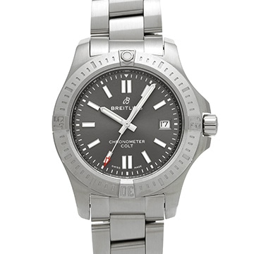 ブライトリング コルト オートマチック 41 A17313101F1X1 アンスラサイトグレー メンズ 時計 【中古】【wristwatch】
