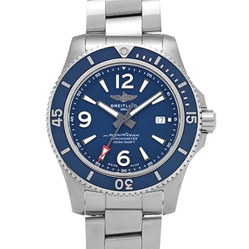 ブライトリング スーパーオーシャン II オートマチック 44 A17367D81C1A1 ブルー メンズ 時計 【中古】【wristwatch】