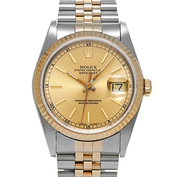 ロレックス デイトジャスト 16233 シャンパン メンズ 時計 【中古】【wristwatch】