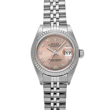 ロレックス デイトジャスト 79174 ピンク レディース 時計 【中古】【wristwatch】