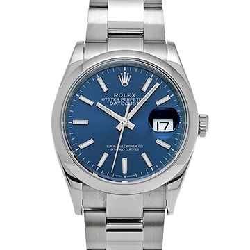 ロレックス デイトジャスト 36 126200 ブライトブルー メンズ 時計 【中古】【wristwatch】