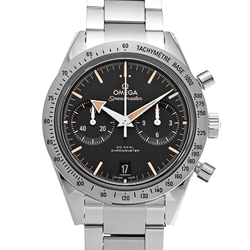 オメガ スピードマスター '57 コーアクシャル 331.10.42.51.01.002 ブラック メンズ 時計 【中古】【wristwatch】