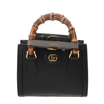グッチ ダイアナ ミニトートバッグ  2WAY ブラック 702732 520981 レザー レディース バッグ 【未使用】【bag】