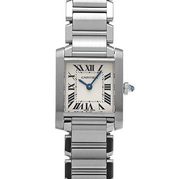 カルティエ タンクフランセーズ SM　 W51008Q3 シルバー レディース 時計 【中古】【wristwatch】