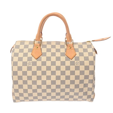 ルイ ヴィトン ダミエアズール スピーディ 30 ホワイト N41533 ダミエキャンバス レディース バッグ 【中古】【bag】